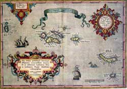 Ancienne carte des Açores