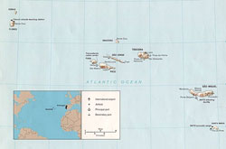 Carte des Açores
